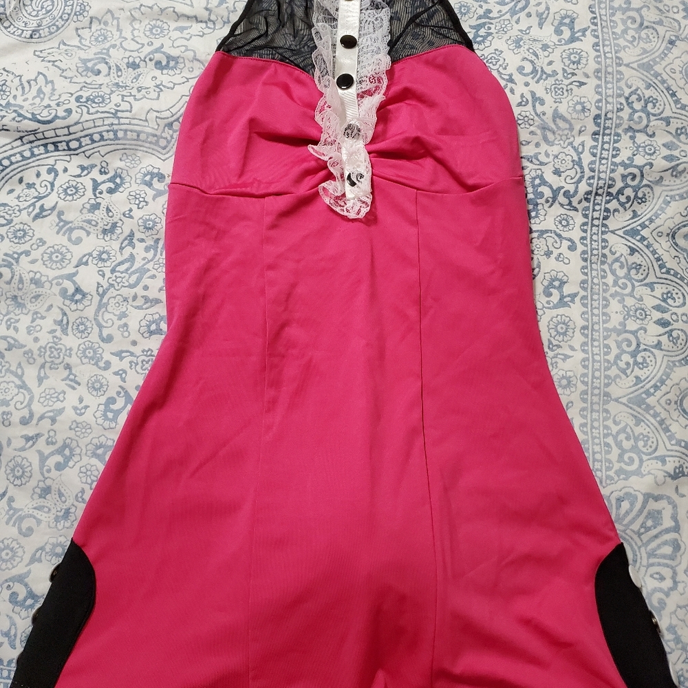 Pink Rabbit Bodysuit/Costume